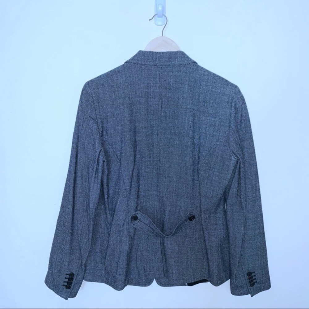 EUC Lands’ End Wool Blend Two Button Blazer - Picture 6 of 8
